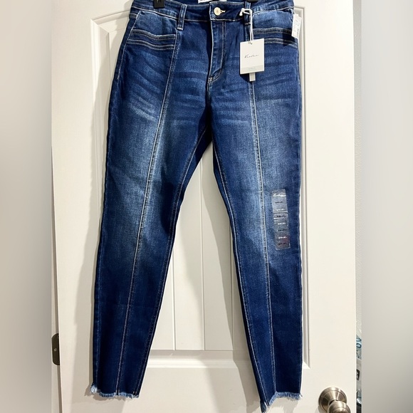 New NWT KanCan 30x29 jeans high rise‎ skinny dark wash - Picture 1 of 11